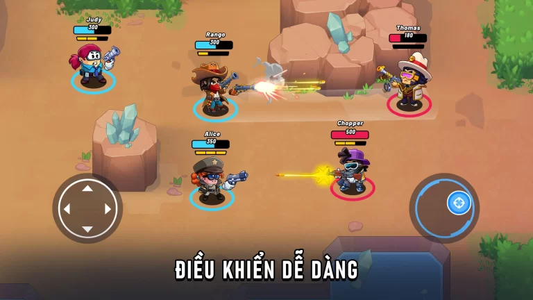 Battle Stars – Trải nghiệm game bắn súng nhiều người chơi trên mobile