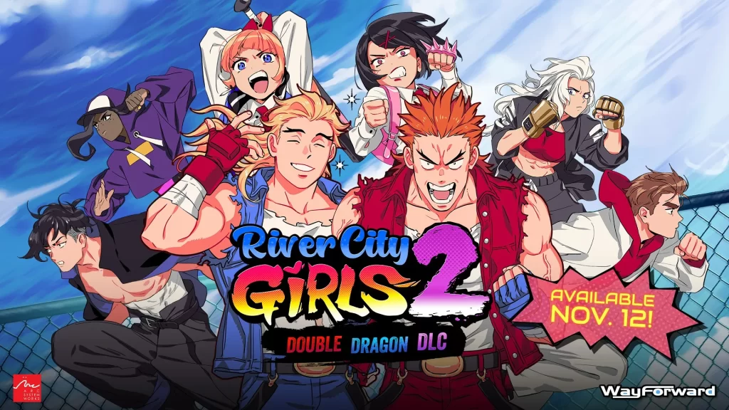 Tựa game River City Girls 2 sẽ nhận DLC Double Dragon vào ngày 12/11
