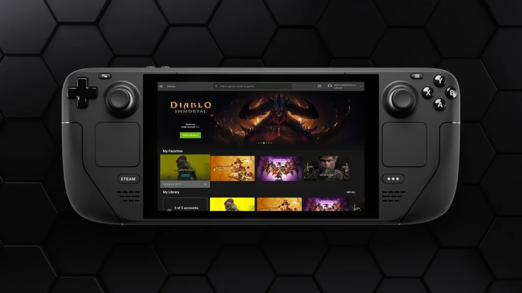 Nvidia GeForce Now sắp có mặt trên Steam Deck và Meta Quest