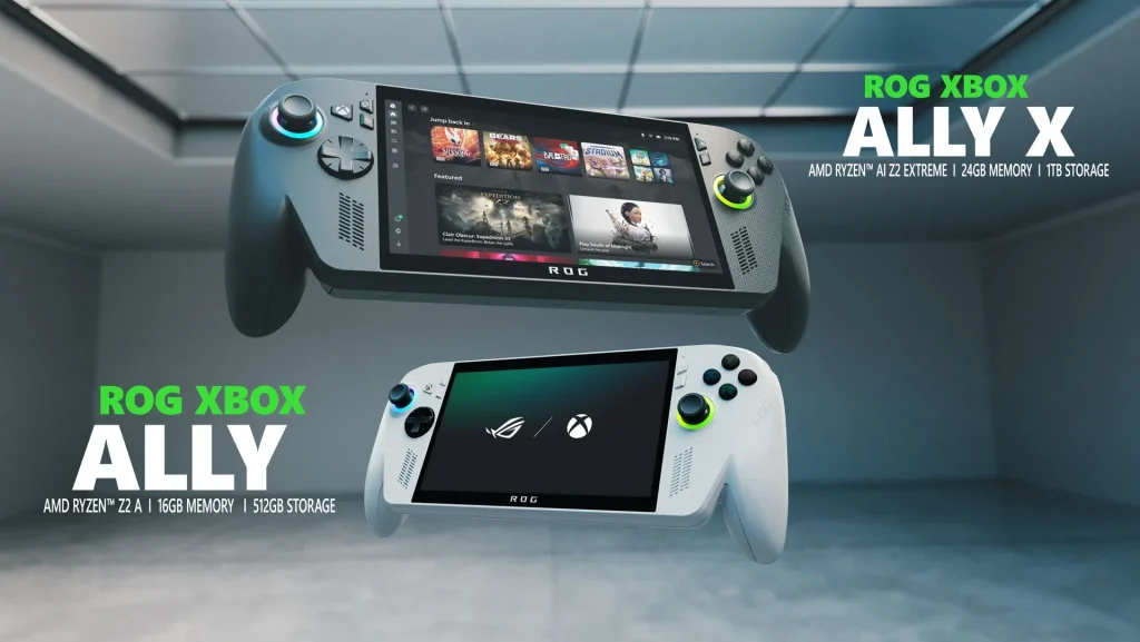 ASUS ra mắt ROG Xbox Ally và ROG Xbox Ally X: Máy chơi game cầm tay mới