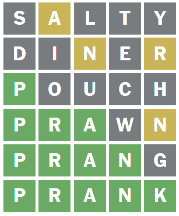 Đáp án Wordle ngày 17 tháng 6