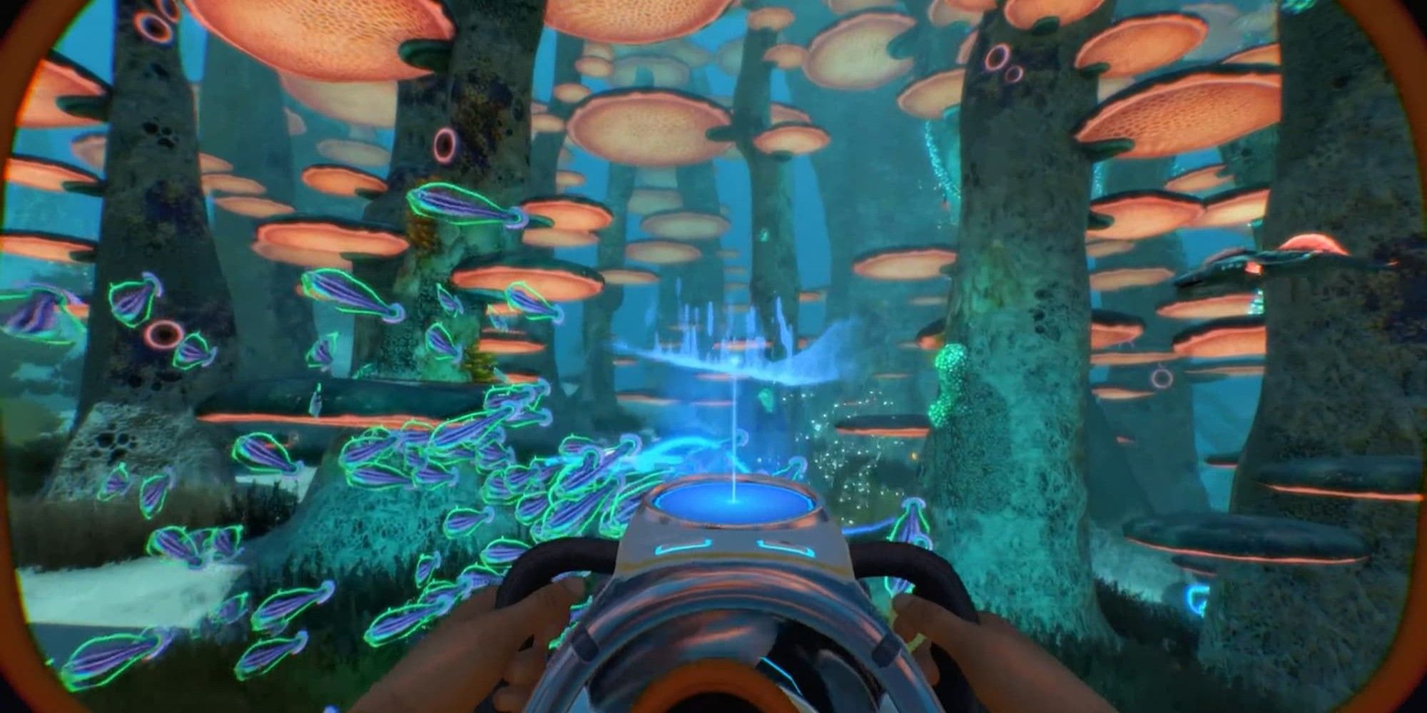 Alien Underwater Fauna and Flora in Subnautica