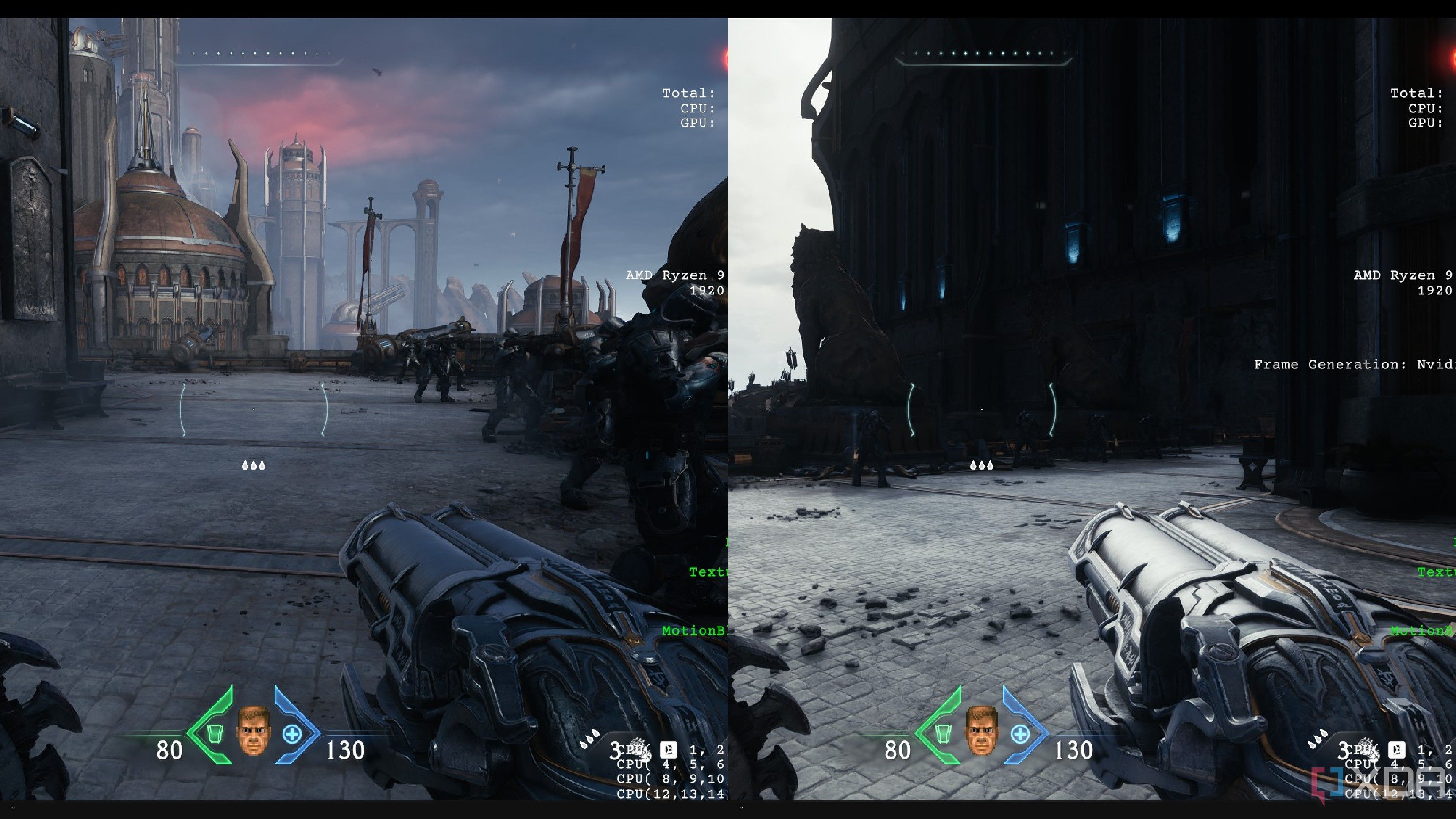 Doom ray tracing difference