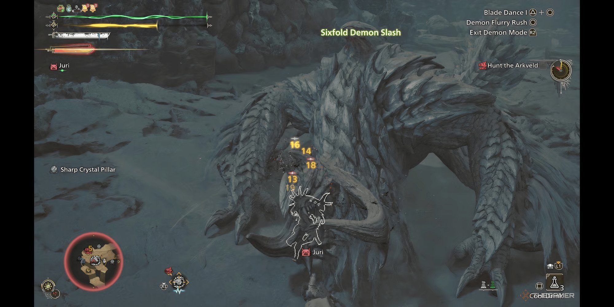 Showcasing Dual Blades against Arkveld