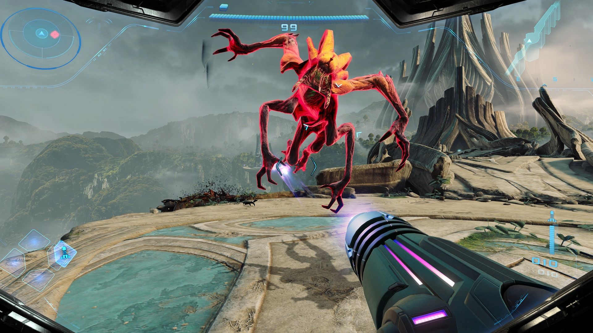 A screenshot of gameplay from Metroid Prime 4: Beyond