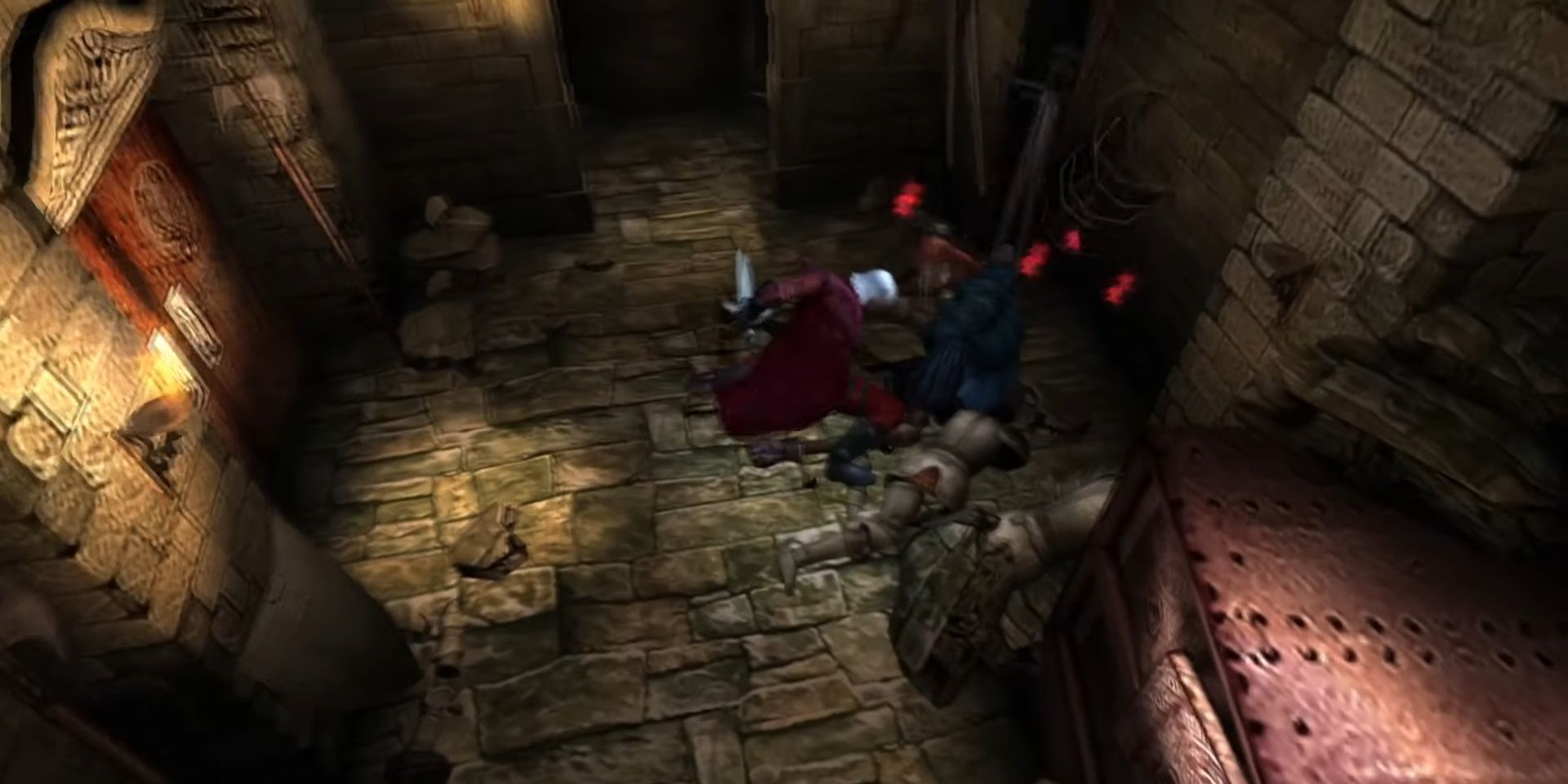 Dante gets Red Orbs from breaking objects in Devil May Cry