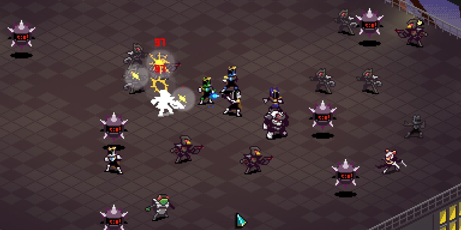 Chiến đấu với quái vật trong Chroma Squad