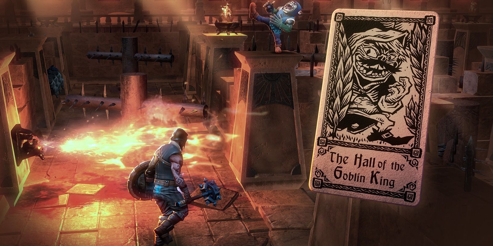 Encountering a goblin in Hand of Fate