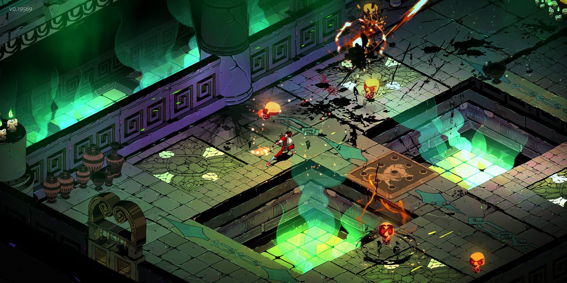 Zag throws his spear in Hades