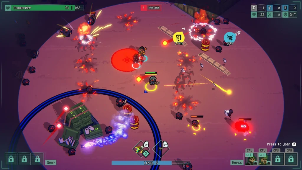 Khám phá tính năng nổi bật của Survivor Mercs – Game hành động đỉnh cao